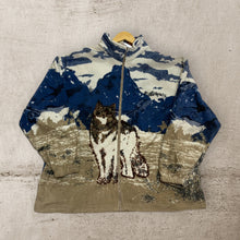 將圖片載入圖庫檢視器 JA094 Vintage Nordic Adventure Wear Fleece XXL