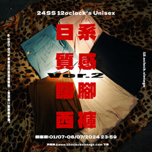 將圖片載入圖庫檢視器 24SS "Nothing Lose" Unisex 日系質感闊腳西褲