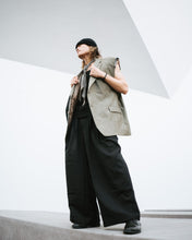 將圖片載入圖庫檢視器 24SS "Nothing Lose" Unisex 日系質感闊腳西褲