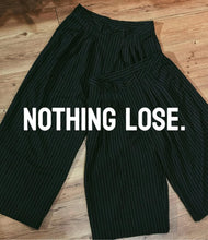 將圖片載入圖庫檢視器 25AW # NOTHING LOSE UNISEX Strip Suit Pants
