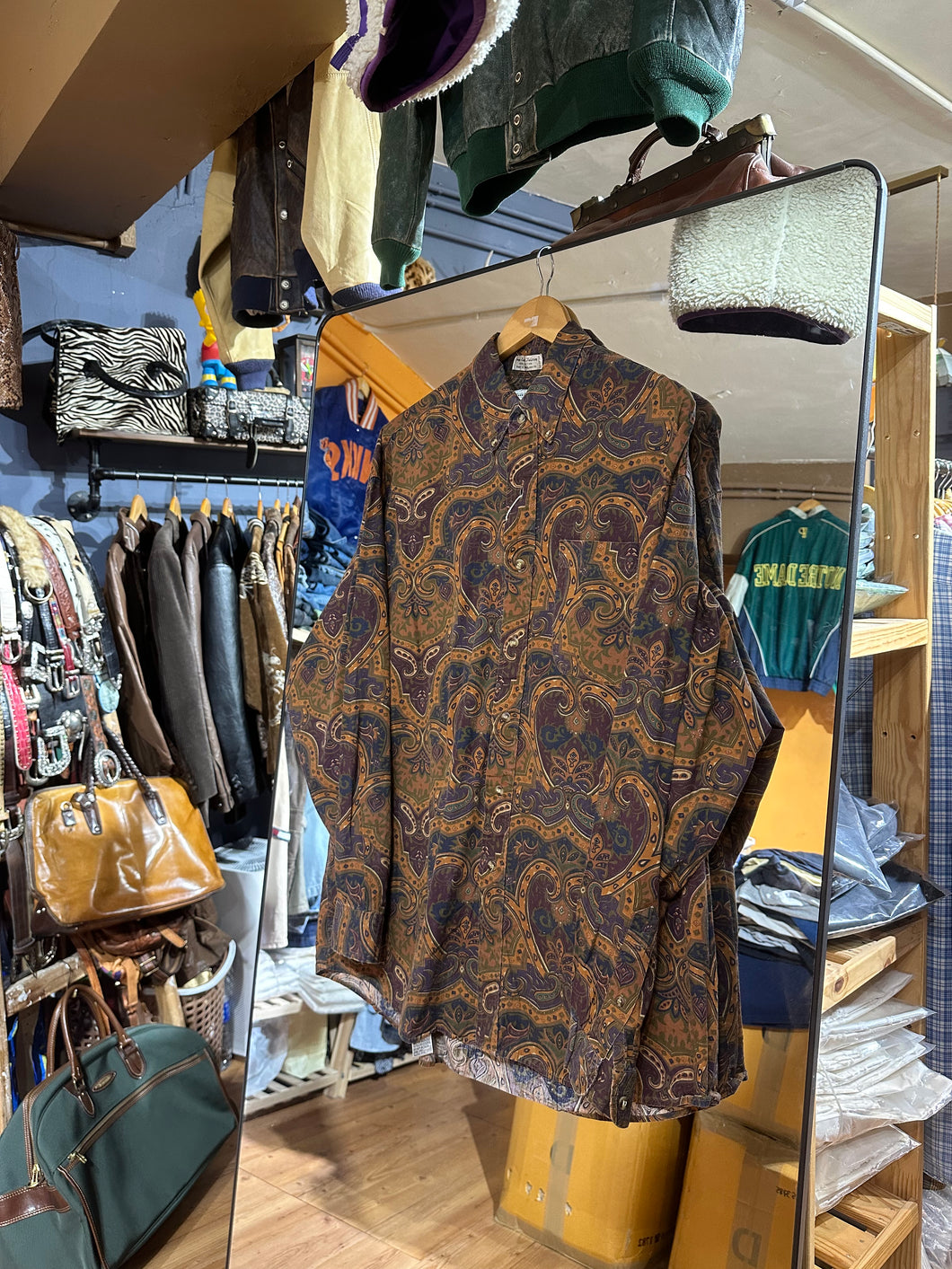 Sh635 Vintage Totem Shirt Long Sleeve