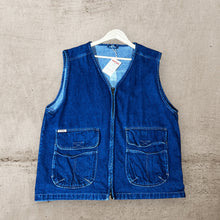 將圖片載入圖庫檢視器 Vintage Gitano Denim Vest XL
