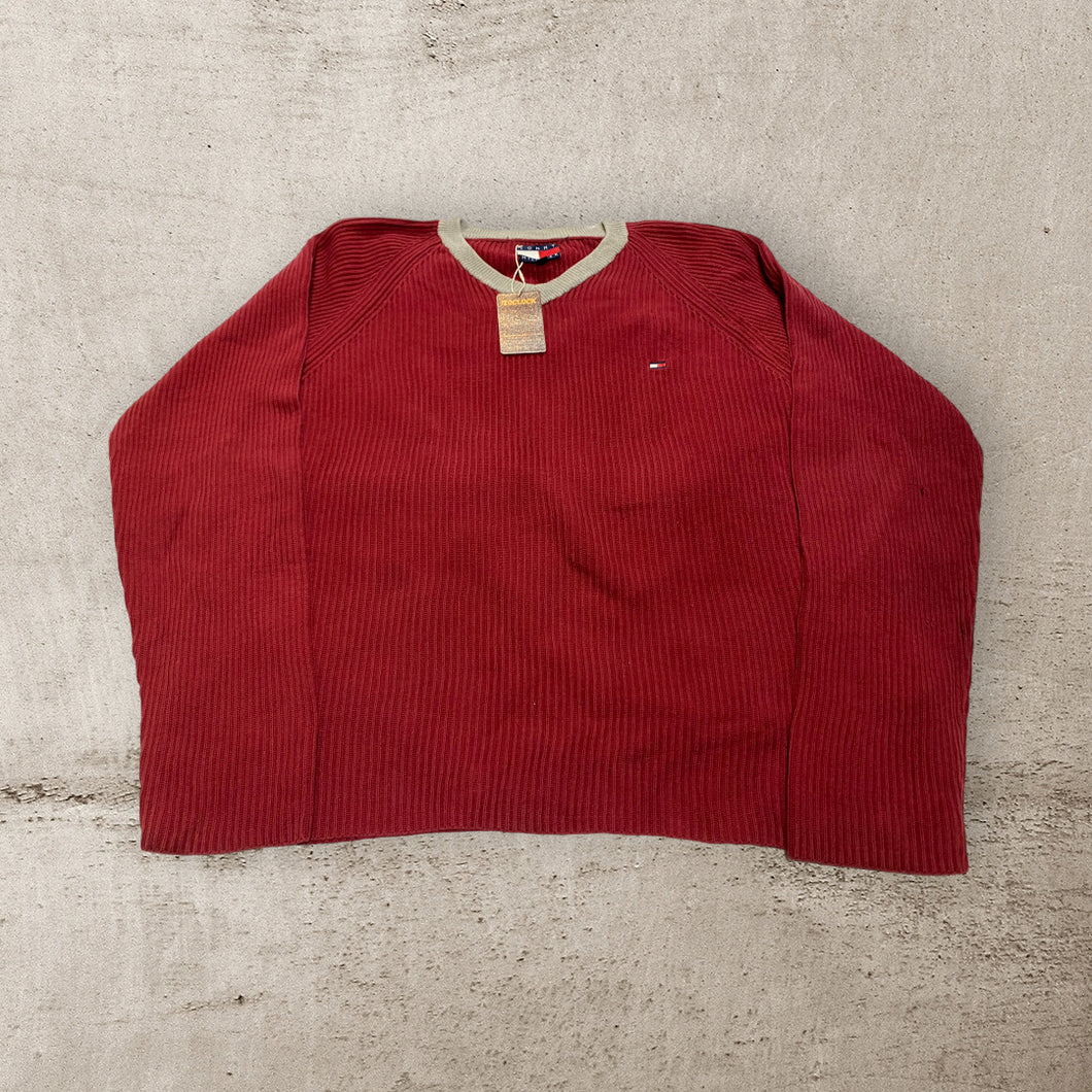 KN158 Vintage TOMMY Hilfiger Knitting XL