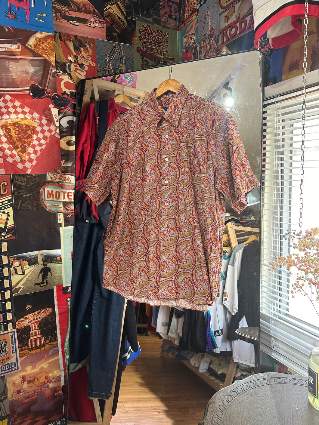 Sh466 Vintage Totem Shirt XXL