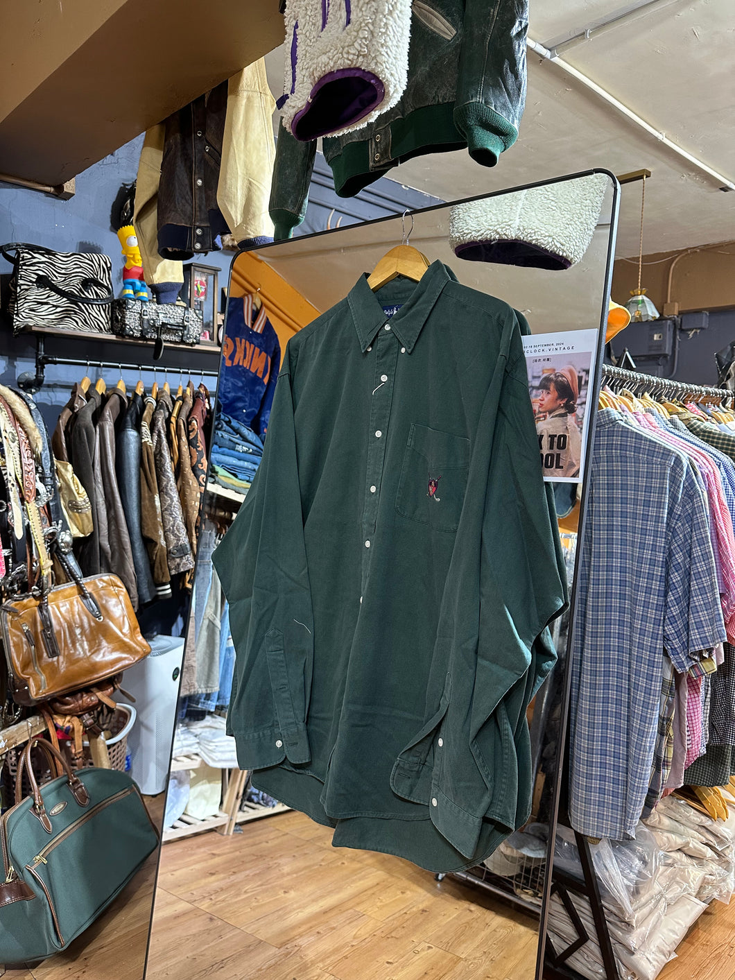 Sh662 Vintage Polo Shirt (Long Sleeve)