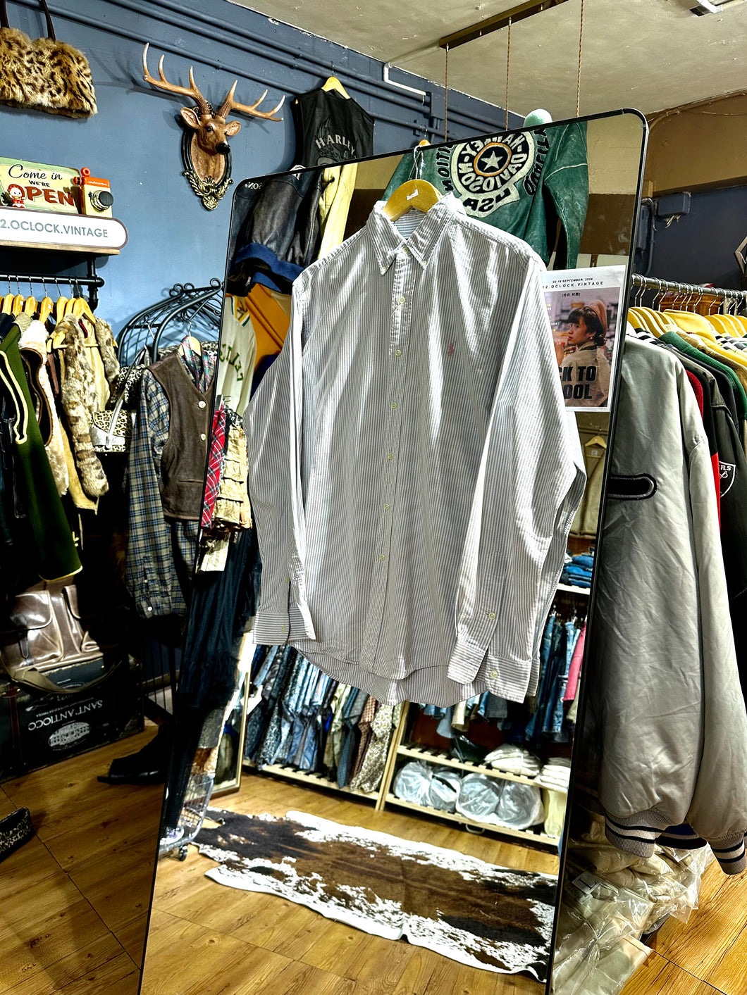 Sh684 Vintage Polo Shirt (Long Sleeve)