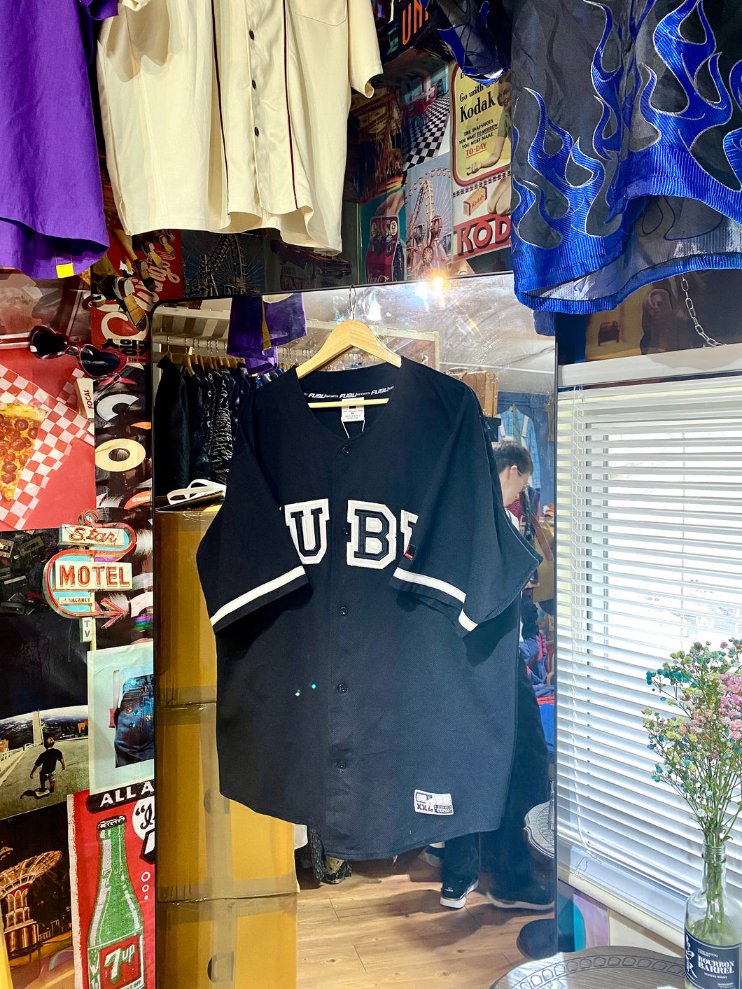 Je028 Vintage Fubu Baseball Jersey