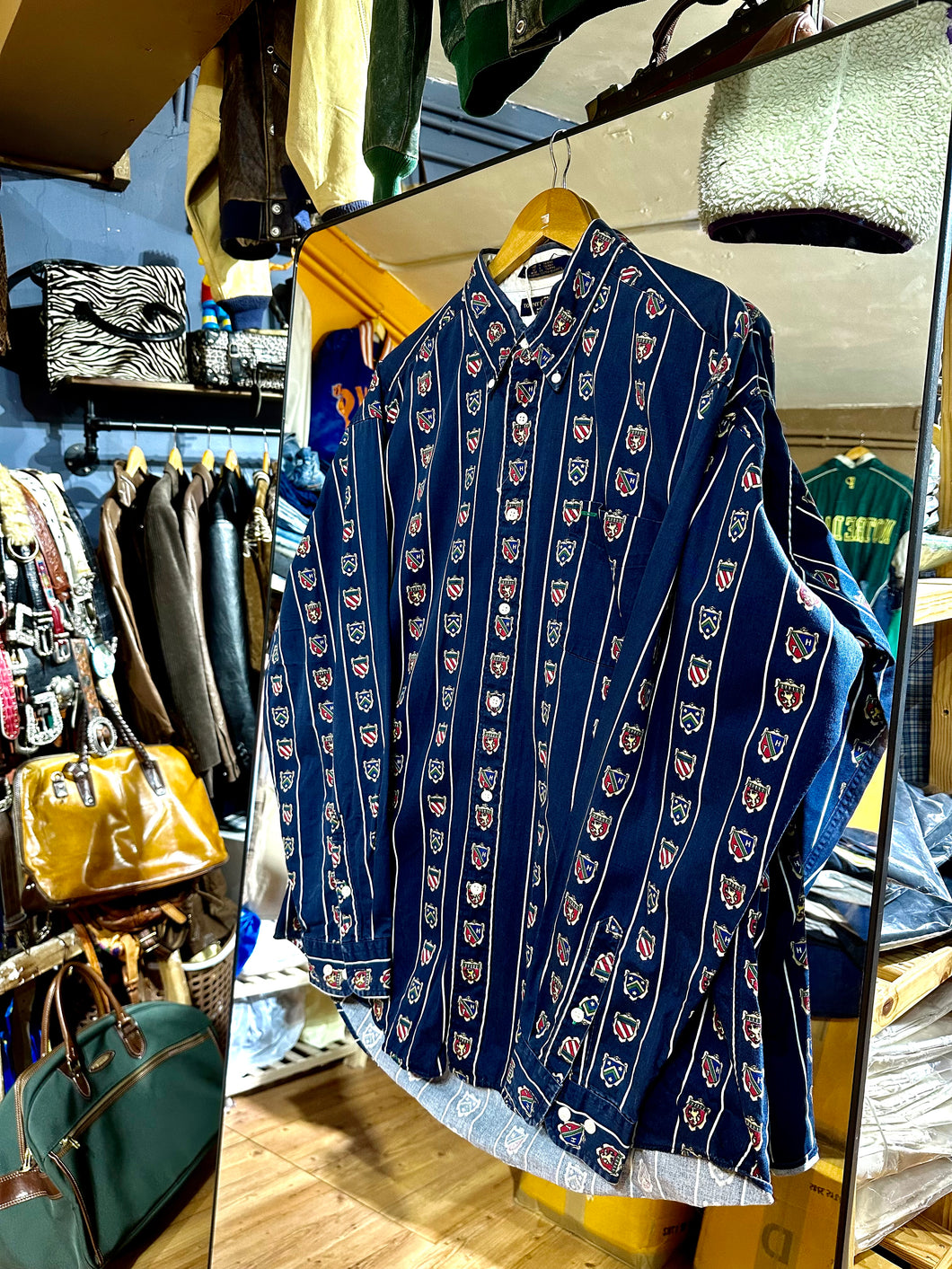 Sh611 Vintage Totem Shirt Long Sleeve