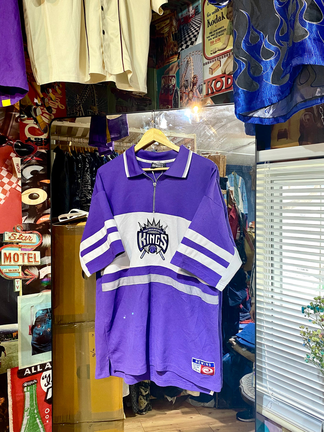 Je043 Vintage Kings Baseball Jersey