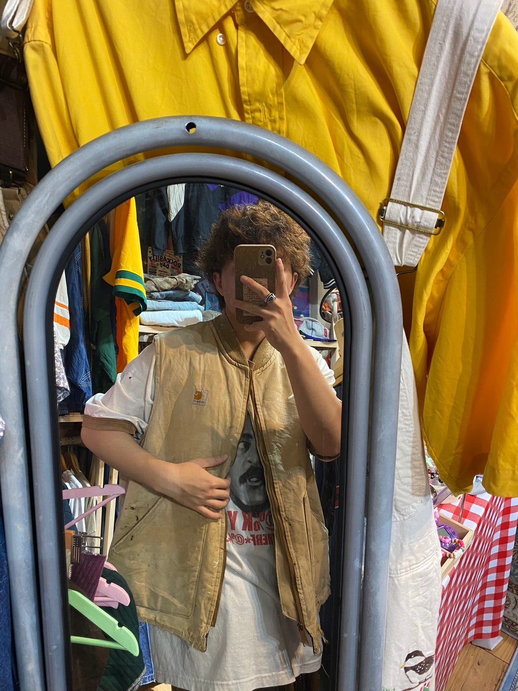 #Ootd Vintage Carhartt Vest L