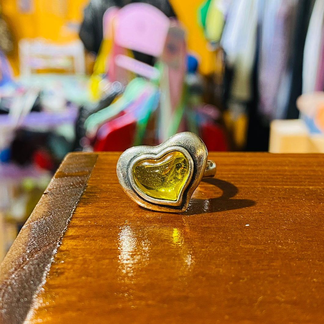 #OtroAccessories Heart Rings Yellow (需預訂10-14日)